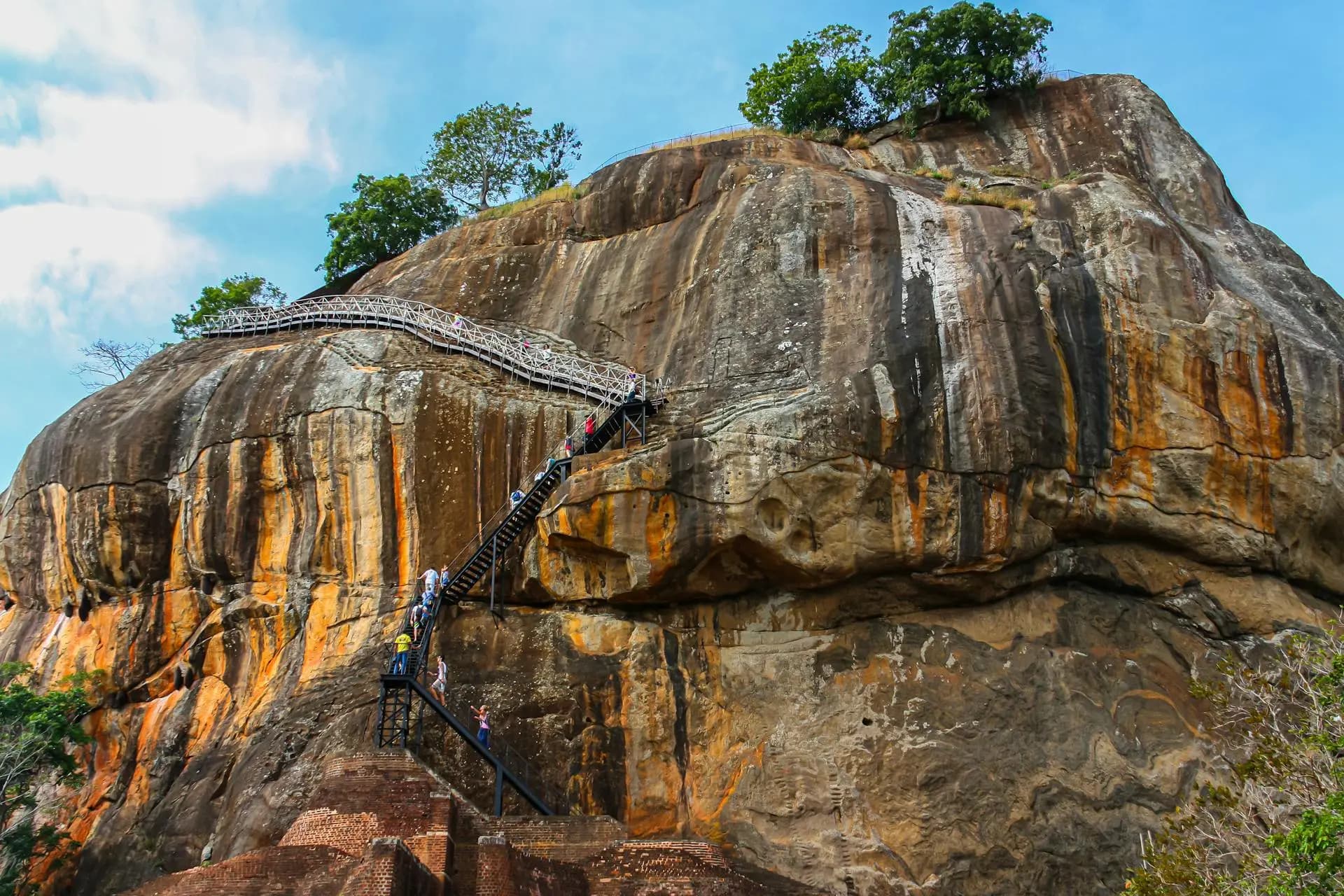 Sigiriya fortress from below